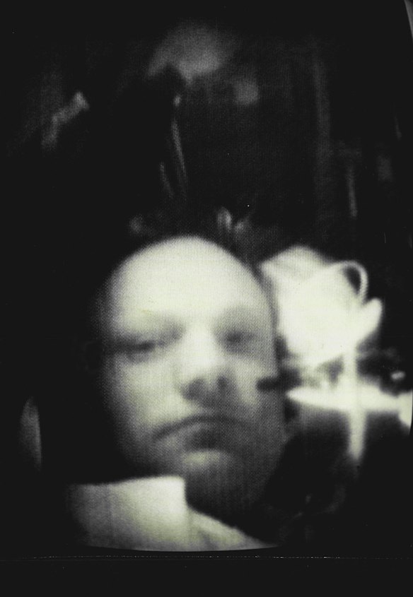 Commander Neil Armstrong in the cabin of Apollo 11, July 18, 1969. 