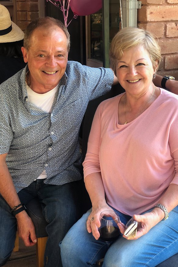 Mary Iviglia with her husband Jorge.