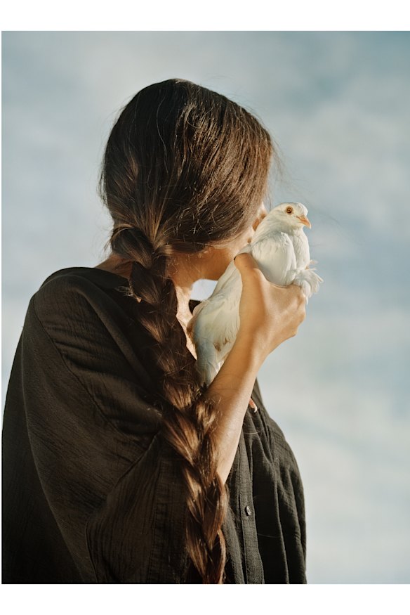 Detail of Hoda Afshar’s Untitled 1, from her series In Turn (2023).