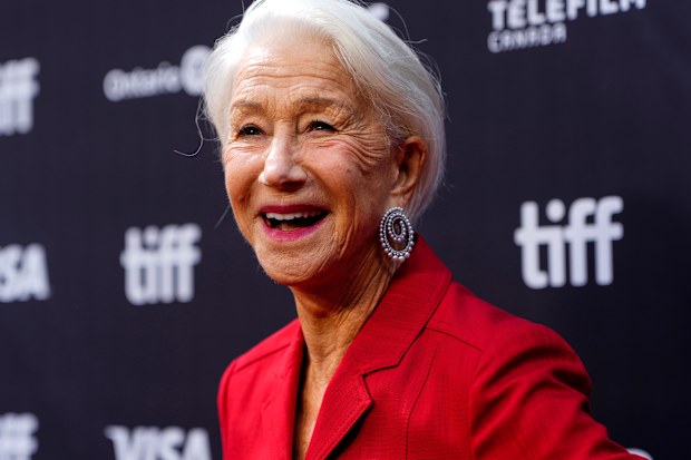 Helen Mirren arrives on the red carpet to promote the film “A Talent for Murder” at the Toronto International Film Festival, in Toronto, Sept. 14, 2026.