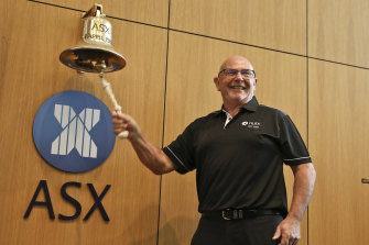Nuix CEO Rod Vawdrey rings in the company's ASX debut.
