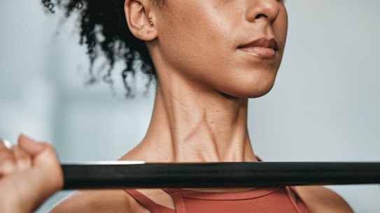 Improved skin is just another benefit of weight-lifting, according to experts.