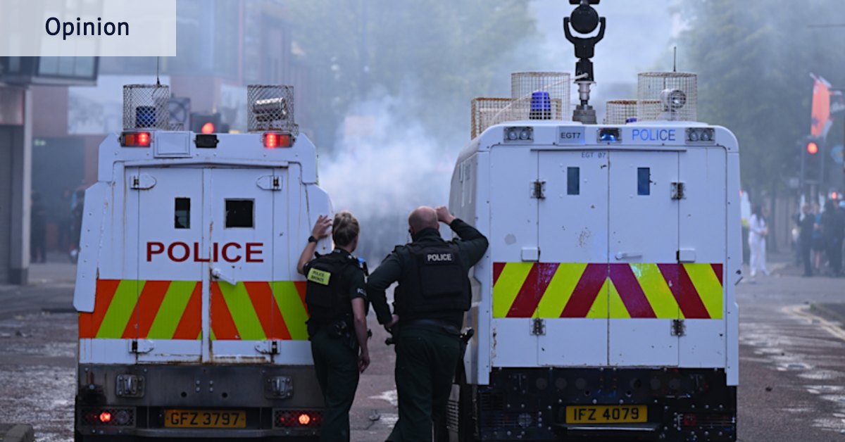 My home town of Belfast is again in flames, but this time it’s different