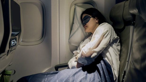 Thirteen tips for getting a better sleep on planes