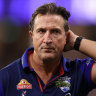 Western Bulldogs coach Luke Beveridge is in no hurry to seek a contract extension at the club.