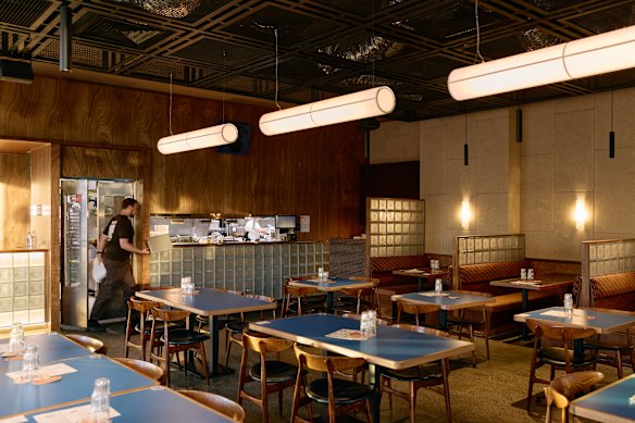 Neighbour’s fitout feels like a reference to old-school public bars, without being too kitschy.