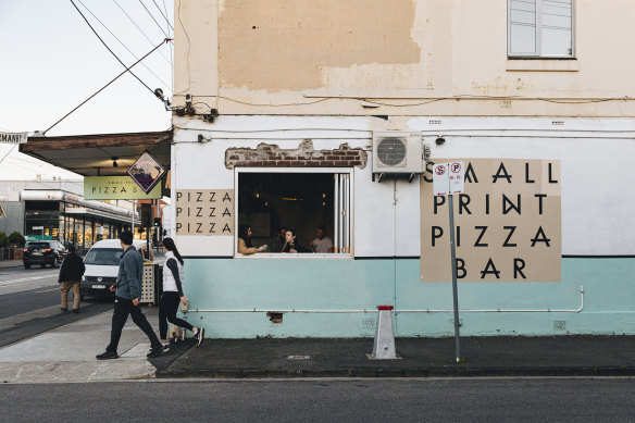 Small Print pizza bar is plant-focused and zero-waste.