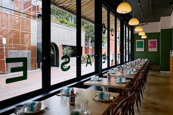 Once an open-air affair, the restaurant now boasts a quietly classy dining room.
