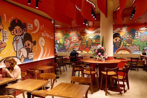 The Chermside restaurant features a larger internal dining room compared to the Sunnybank original.