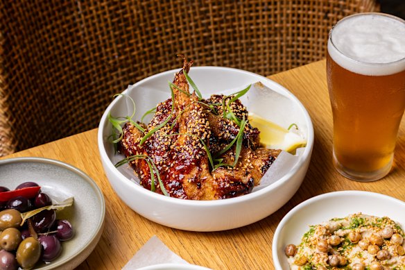 Chilli chicken wings.