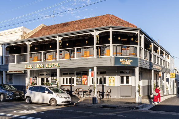 The 196-year-old Red Lion Hotel on Darling Street.