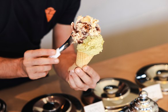 It’s not just wraps: Mano flies the flag for quality Italian gelato, too.