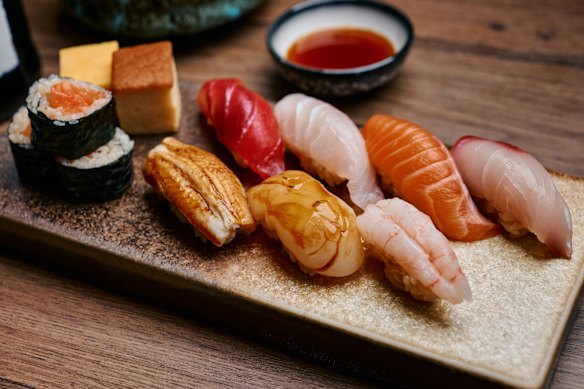 The lunchtime nigiri plate ($29) is our critic’s pick.