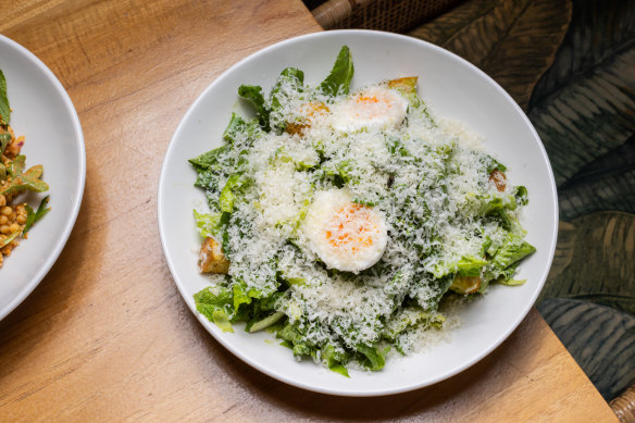 Classic caesar salad.