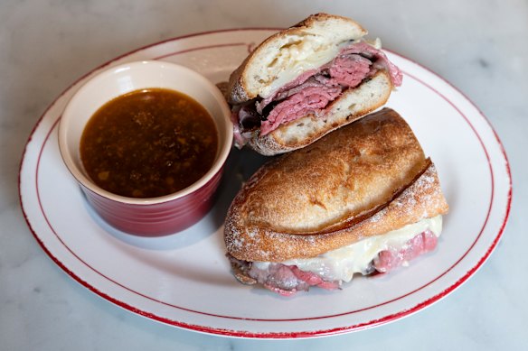 French dip sandwich.