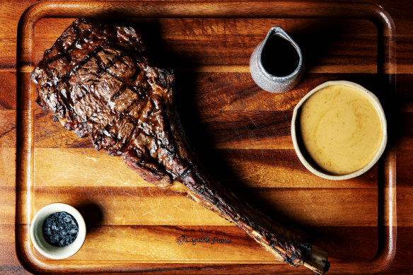 “It’s all about the theatre, the grandeur of a massive bit of steak,” says butcher Troy Wheeler.