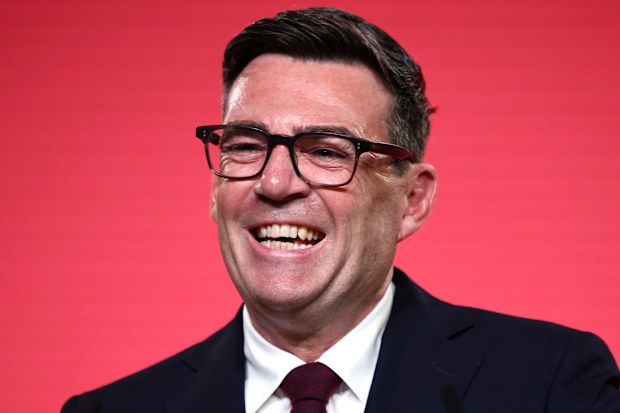 Andy Burnham speaks after being confirmed as the Labour Party’s new leader and the UK’s next prime minister.