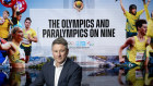 Nine chief executive Mike Sneesby. The media group has secured the rights to the Olympic Games for the first time since 2012.