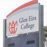 Glen Eira College families are on high alert.
