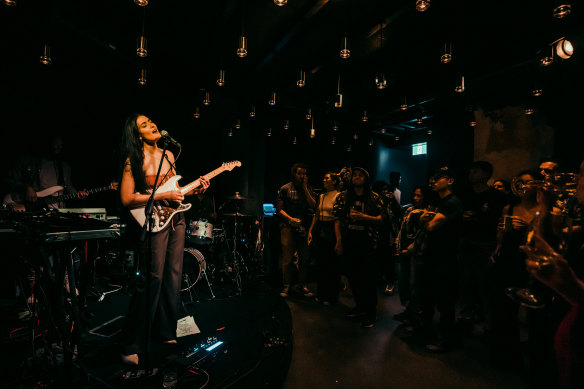 Tiva basement bar opened in October on King Street in Sydney’s CBD.