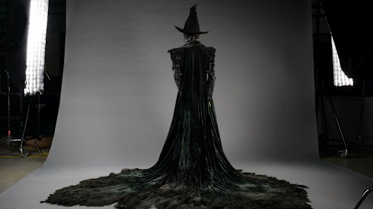 Elphaba’s Wicked Witch of the West costume in For Good.