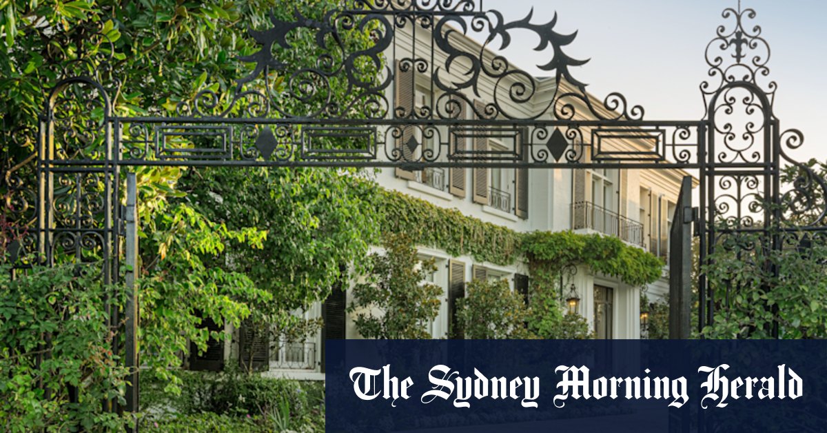 Melbourne luxury property: Ron Walker's Toorak home listed for $55 million to $60 million - Vimarsana News