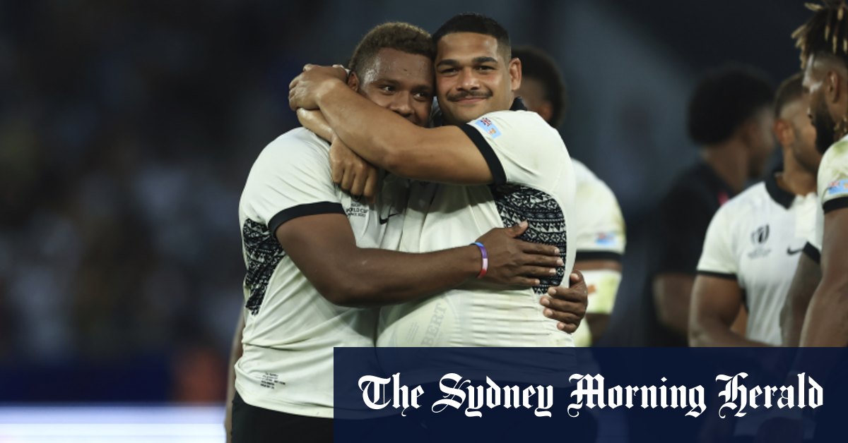‘Religion and rugby’: Fiji’s victory is more than just a win at the World Cup