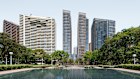 A rendered image of Lendlease’s plan to build 300 luxury apartments overlooking Sydney’s CBD.