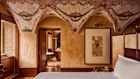Restored ceiling frescoes in the Stendhal suite.