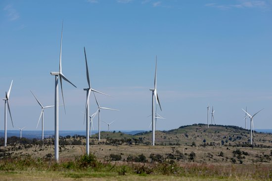 Moorabool Wind Farm has 104 wind turbine generators each with a nameplate capacity of 3MW.