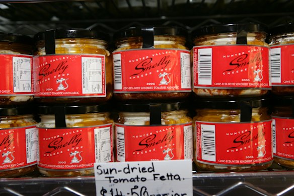 Sun-dried tomato feta. 