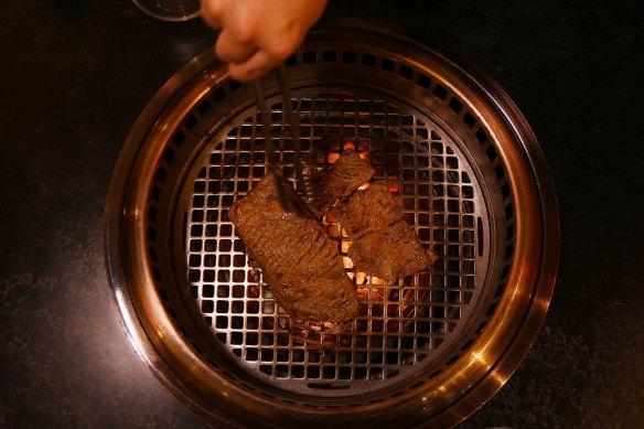 Galbi wagyu short rib.