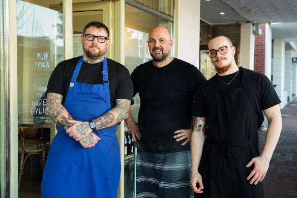 Paul Bentley, Gianluca Aufieri and Cristian Paladini. 