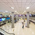 The airport’s ’60s-ish look is dated.