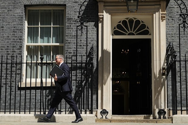 itain's Prime Minister Keir Starmer departs 10 Downing Street to attend the House of Commons for his weekly Prime Minister's Questions in London, Wednesday, June 24, 2026