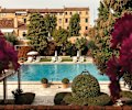 The hotels saltwater pool, the biggest in Venice. 