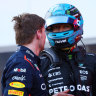 Verstappen fumes, swears at Russell after sprint clash