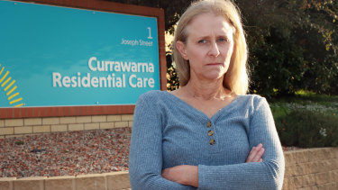 Helen Parr, whose mum Judy was moved to a local hospital after her aged care home closed, is furious at its former operators.