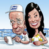 Rupert Murdoch and Wendi Deng.