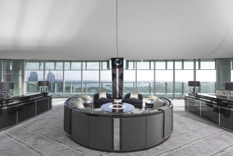 The Boyd penthouse atop the ANZ Tower is set to be Ian and Larissa Malouf’s new home. 