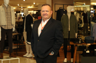Myer CEO John King says the result was achieved despite the lockdowns and store closures.  