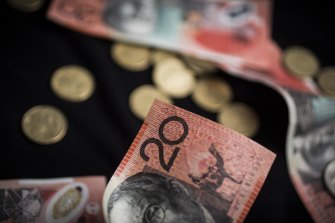 The Australian dollar is hovering around the US 70 cent mark. 