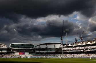 Dark clouds brewing over Lord’s.