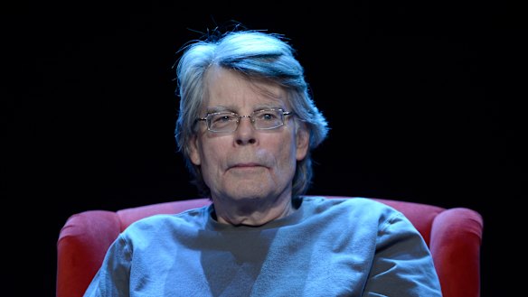 Stephen King, photographed in Paris in 2013