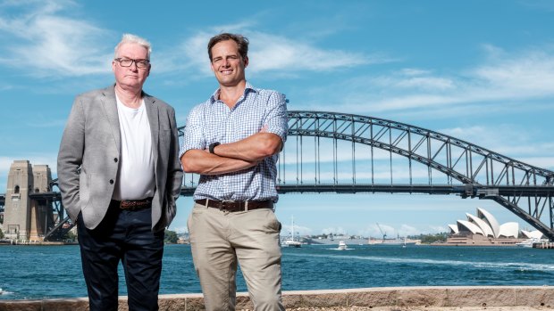 Plato Investments fund managers Don Hamson, left. and David Allen are launching a new ‘Net Zero’ fund using a technique called ‘green shorting’ 