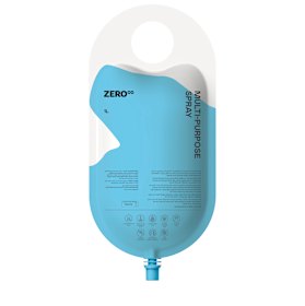 Zero-Co's resuable liquid pouches that are cleaned and refilled. 