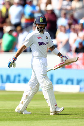 Virat Kohli will be eager to bounce back against England in the fourth Test at the Oval.