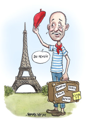David Bradbury is leaving Paris behind.