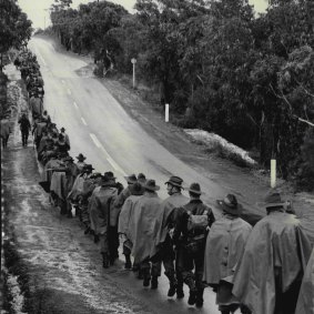 More than 300 police and 200 soldiers searched new areas of Frenchs Forest for clues to the kidnapping of Graeme Thorne on July 13, 1960.