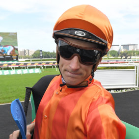 Blake Shinn is coming back to ride Dreamforce in the Chipping Norton Stakes on Saturday.